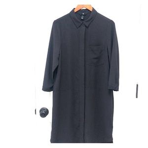 Modern Button Down Midi Tunic